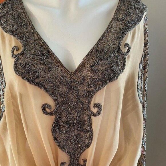 Diamond for Eden Beaded and Sequin Tunic/Dress/Cover-up One Size - Picture 7 of 7